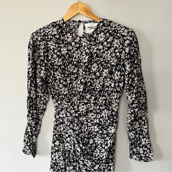Isabel Marant Étoile Dulce Knotted Floral Dress Size 34 / US 2 NWOT - Picture 5 of 10